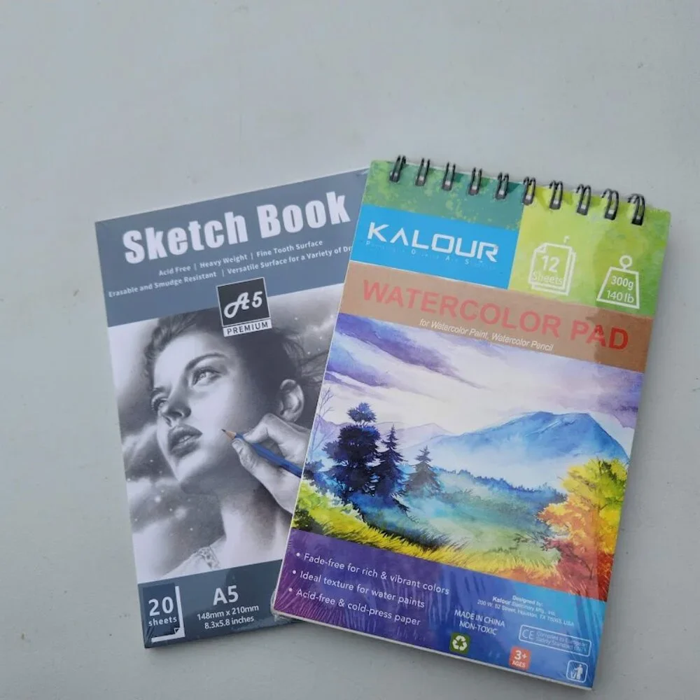 NEW Art Supplies Craft Paper Bundle School Supplies Watercolor Paper Sketch Book